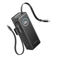 "EcoFlow RAPID Powerbank" 25000 mAh, 170 W (įmontuoti 100 W kabeliai).