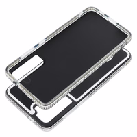 TEDDY BEAR dėklas telefonui SAMSUNG S25 Edge sidabrinis