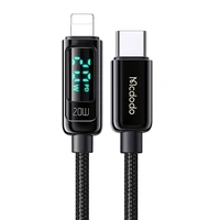 "Mcdodo CA-8810" USB-C ir "Lightning" kabelis, 36 W, 1,2 m (juodas)