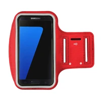 Dėklas telefonui Armband SLIM Type 1 Iphone 15 Pro Max/16 Pro Max/Samsung A15/A16/A25/A34/A55/M35/S20 FE/S24 FE/S24 Plus/S24 Ultra (6,0 colių) - raudona