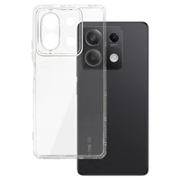Šarvuotas smūgiams atsparus dėklas telefonui Xiaomi Redmi Note 13 5G skaidrus