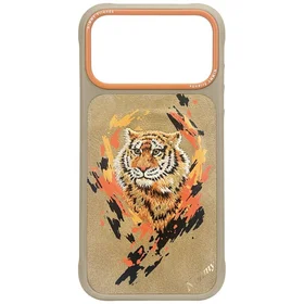 Nimmy Tiger Magnetinis dėklas telefonui iPhone 17 Pro Max - šviesiai rudas