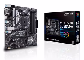 Pagrindinė plokštė ASUS Prime B550M-A AMD B550 SAM4 DDR4 MicroATX