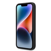 Karl Lagerfeld silikoninis Ikonik dėklas telefonui iPhone 14 Pro - juodas