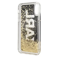 Karl Lagerfeld Karl Logo Glitter iPhone X/Xs dėklas - juodas
