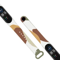 Moro dirželis Xiaomi Mi Band 5 / 6 silikoninis laikrodžio dirželis su raštu 13