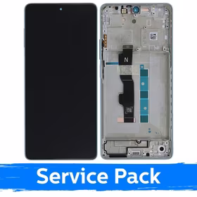 LCD ekranas suderinamas su Xiaomi Redmi Note 13 5G su rėmeliu / Ocean Teal / (Service Pack)