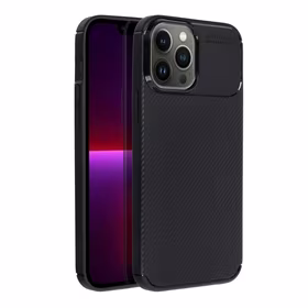 Dėklas telefonui CARBON PREMIUM IPHONE 13 Pro juodas
