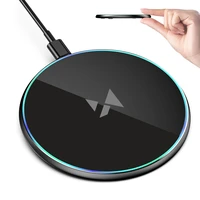 Wozinsky WLI-01Y 15W Qi indukcinis įkroviklis su USB-C kabeliu - juodas