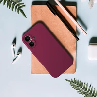 Silicone Lite dėklas telefonui iPhone 17 bordo