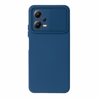 Camshield Soft dėklas telefonui Xiaomi Redmi Note 12 5G/Poco X5 (m) - tamsiai mėlynas