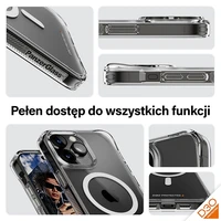 PanzerGlass Kietasis dėklas su MagSafe su D3O ir karinės klasės sertifikuotas iPhone 15 Pro Max – skaidrus