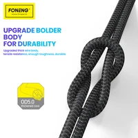 Foneng Kabelis X82 - USB į Type-C - 3A 1 m juodas