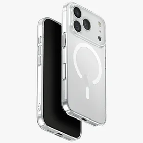 Uniq Airsuit Magnetinis įkrovimo dėklas telefonui iPhone 17 Pro - Permatomas