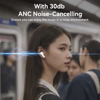 Yesido belaidės TWS ausinės TWS28 ANC+ENC baltos spalvos