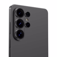 "Benks" grūdinto stiklo stiklas "Warrior Lens Protector" apsauginis stiklas kamerai, skirtas "Samsung Galaxy S26 Ultra" (objektyvas 5 vnt.), juodas