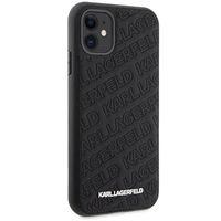 Karl Lagerfeld Quilted K Pattern dėklas telefonui iPhone 11 / Xr - juodas