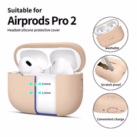 Tech-Protect silikoninis dėklas Apple AirPods Pro 1 / 2 - smėlinis
