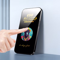 Universalus apsauginis stiklas 9D OneFit AI-58 6,7"