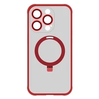 Tel Protect Magiškas Magnetinis Dėklas su stovu Iphone 13 Pro Max raudonas