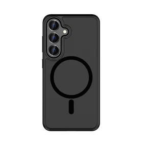 Rock Guard Touch Matte Series Magnetinis Dėklas telefonui Samsung Galaxy S25 juodas