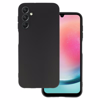 Matinis galinės dalies dėklas Samsung Galaxy A25 5G juodas