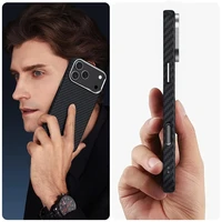 Tech-Protect Ion Carbon Magnetinis dėklas telefonui iPhone 17 Pro Max - Pilkas/Juodas