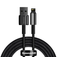 Baseus kabelis Tungsten USB - Lightning 2,0m 2,4A juodas