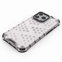 Honeycomb Case šarvu dangtelis su TPU buferiu iPhone 13 Pro mėlynas
