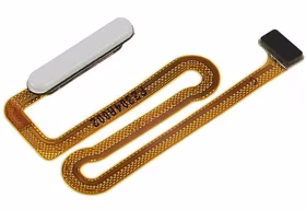 Lanksčioji jungtis Samsung A136 A13 5G su pirštų atspaudų jutikliu (fingerprint) White originali (service pack)