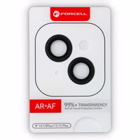 Forcell aukščiausios kokybės kameros objektyvo grūdintas stiklas - iPhone 14 / 14 Plus juodas