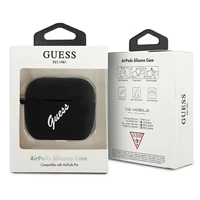 AirPods Pro dėklas Guess GUACAPLSVSBW juodas/baltas Silikon Vintage