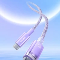 BASEUS kabelis Type-C į Type-C PD 6A 100W Explorer 1m violetinis P10319703221-01 / CB000043