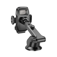 HOCO automobilinis laikiklis priekinio stiklo / centrinės konsolės H15 tamsios nakties juodas