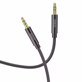AUX laidas Jack 3,5 mm į Jack 3,5 mm Hoco 1 m UPA19 juodas