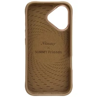 Nimmy Tiger magnetinis dėklas telefonui iPhone 16 - rudas