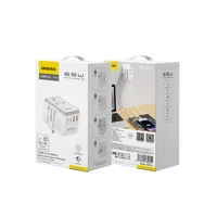 Dudao A65Pro 65W kelioninis adapteris EU / US / JP / AUS / UK 2x USB-C 2x USB-A - baltas