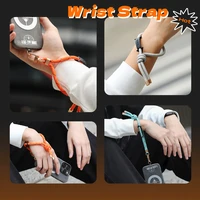 Rock universalus telefono raištis šviečiantis tamsoje ilgas, kaklo dirželis mėlynas