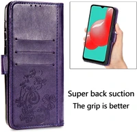 Dėklas Flower Book Samsung A546 A54 5G violetinis