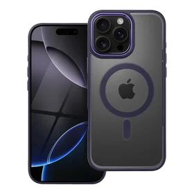 Dėklas telefonui COLOR EDGE MAG COVER suderinamas su MagSafe IPHONE 16 Pro Max - violetinis