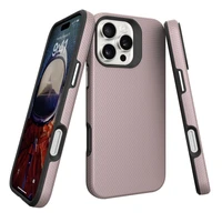 Dėklas Perfectionists Triangle Mag Case Apple iPhone 17 Pro Max rožinio aukso