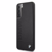 BMW Signature Logo įspaudas Case Samsung Galaxy S21+ - Juodas