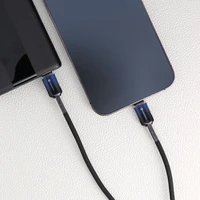 FORCELL F-ENERGY C356 kabelis Type C į Lightning PD 3A 27W Gradient 1 m juodas