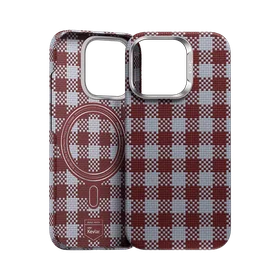 Benks Magnetinis Armor Vichy Kevlar Dėklas telefonui (RF65) iPhone 16 Pro raudonas