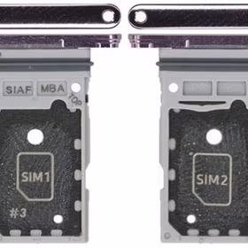 SIM kortelės laikiklis Samsung S911/S916 S23/S23 Plus Dual Lavender originalus (service pack)