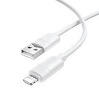 Borofone Cable BX123 Leya - USB to Lightning - 12W 2,4A 1 metre white