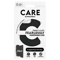 CARE by PanzerGlass Mados dėklas telefonui iPhone 16 Pro Max 6.9" juodas/juodas Magnetinis 1380