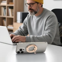 Tech-Protect MMR600 magnetinis telefono žiedinis laikiklis - auksinis