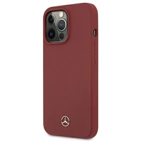 Mercedes Silikoninė Linija Dėklas iPhone 13 Pro / iPhone 13 - Raudonas