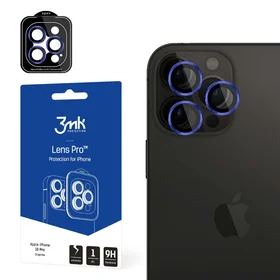 3mk Lens Protection Pro Kameros apsauga - su mėlynu rėmeliu iPhone 15 Pro